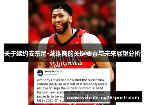 关于续约安东尼·戴维斯的关键要素与未来展望分析 关于续约安东尼·戴维斯的关键要素与未来展望分析