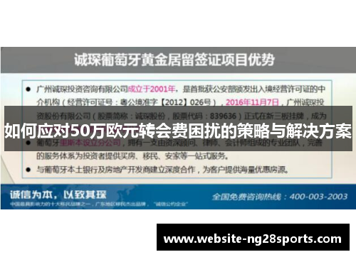 如何应对50万欧元转会费困扰的策略与解决方案